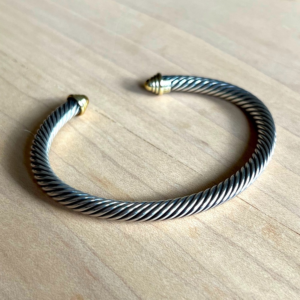 David Yurman Cable Classics Bracelet with 14k Gold